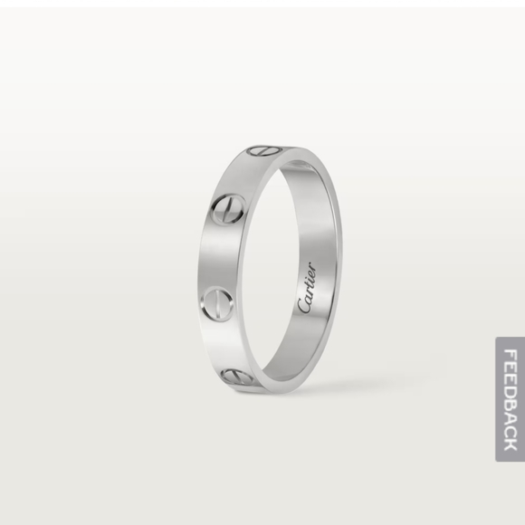 EUC Authentic Cartier LOVE wedding band - Picture 1 of 10